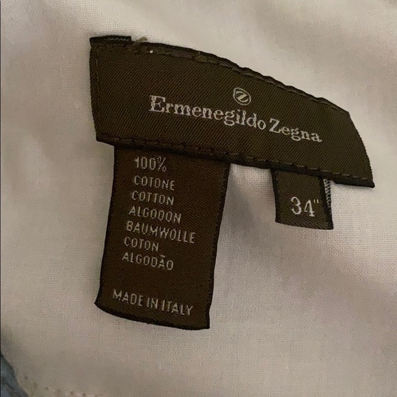 Ermenegildo Zegna Men’s Jeans Size 34 Made In Italy 100% Cotton🇮🇹👖💙🩵 - Picture 7 of 7